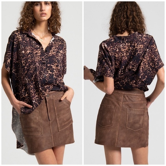 One Teaspoon Dresses & Skirts - One Teaspoon | The Vintage Leather Voyager Skirt
